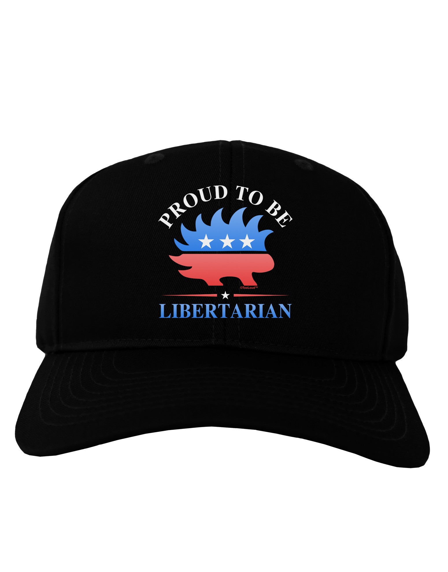 Proud To Be Libertarian Adult Dark Baseball Cap Hat-Baseball Cap-TooLoud-Black-One Size-Davson Sales
