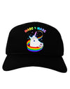 Masc 4 Masc Pranciful Unicorn Adult Dark Baseball Cap Hat-Baseball Cap-TooLoud-Black-One Size-Davson Sales