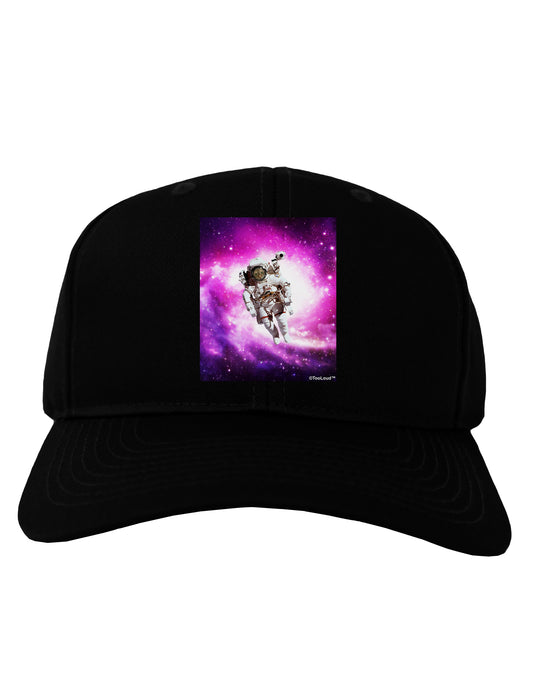 Astronaut Cat Adult Dark Baseball Cap Hat-Baseball Cap-TooLoud-Black-One Size-Davson Sales