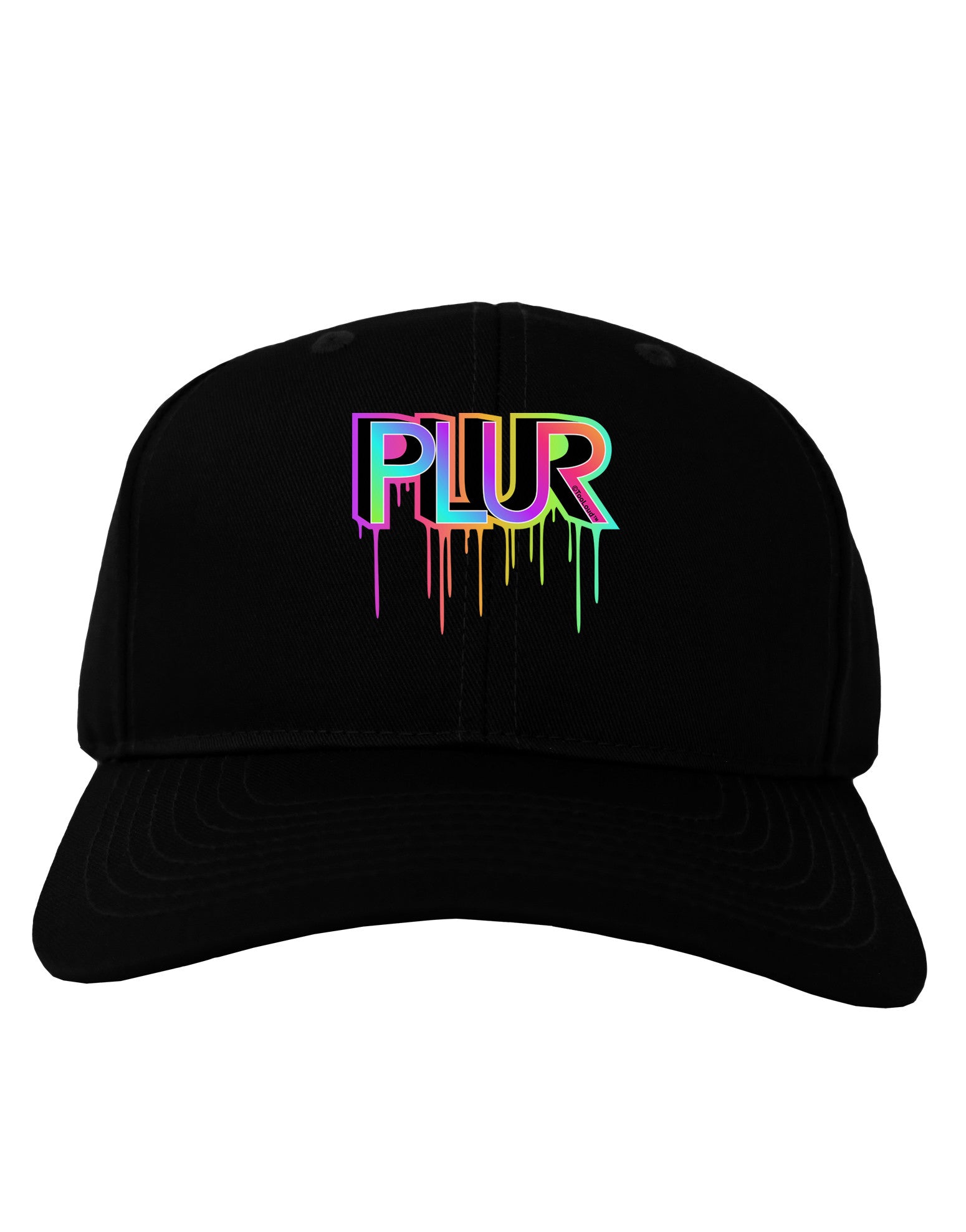 PLUR Paint Adult Dark Baseball Cap Hat-Baseball Cap-TooLoud-Black-One Size-Davson Sales