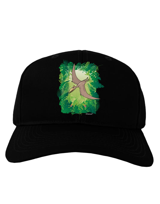 Pterosaurs - Without Name Adult Dark Baseball Cap Hat by TooLoud-Baseball Cap-TooLoud-Black-One Size-Davson Sales