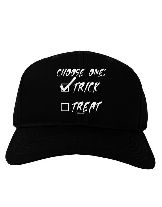 Choose One - Trick Adult Dark Baseball Cap Hat-Baseball Cap-TooLoud-Black-One Size-Davson Sales