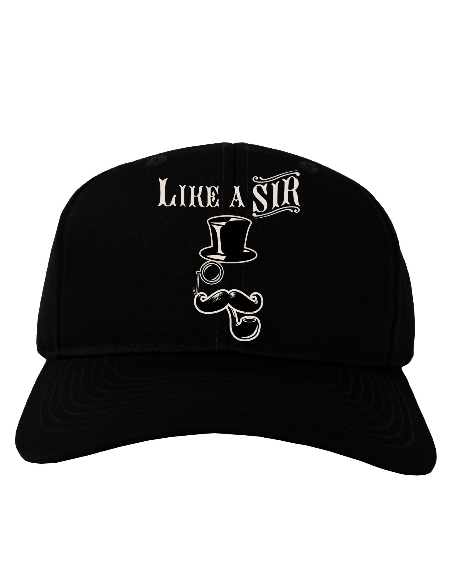 Like A Sir - Super Classy Adult Dark Baseball Cap Hat-Baseball Cap-TooLoud-Black-One Size-Davson Sales