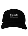Funcle - Fun Uncle Adult Dark Baseball Cap Hat by TooLoud-Baseball Cap-TooLoud-Black-One-Size-Fits-Most-Davson Sales