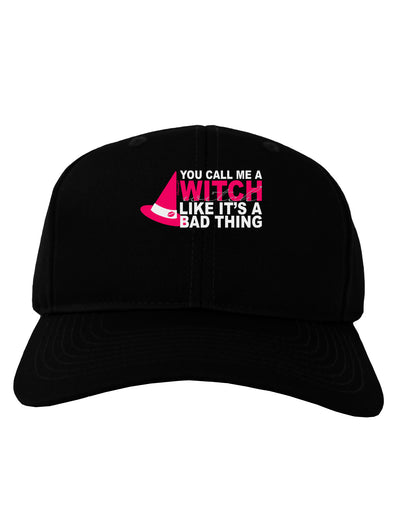 Witch - Bad Thing Hat Adult Dark Baseball Cap Hat-Baseball Cap-TooLoud-Black-One Size-Davson Sales