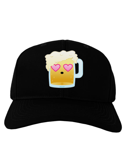Cute Infatuated Beer Adult Dark Baseball Cap Hat by TooLoud-Baseball Cap-TooLoud-Black-One Size-Davson Sales
