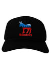 Sanders Bubble Symbol Adult Dark Baseball Cap Hat-Baseball Cap-TooLoud-Black-One Size-Davson Sales