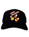 Happy Halloween Cute Candy Corn Adult Dark Baseball Cap Hat-Baseball Cap-TooLoud-Black-One Size-Davson Sales