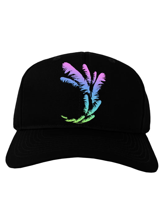 Tropical Feathers Adult Dark Baseball Cap Hat-Baseball Cap-TooLoud-Black-One Size-Davson Sales