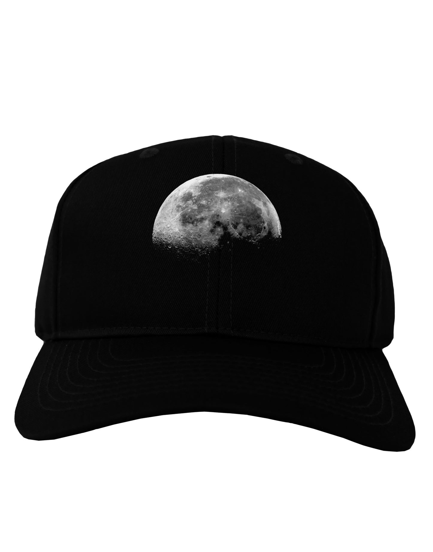 Moon of Earth Adult Dark Baseball Cap Hat-Baseball Cap-TooLoud-Black-One Size-Davson Sales