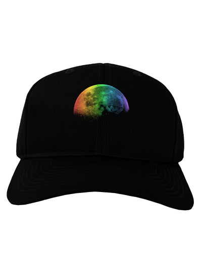 Rainbow Moon Adult Dark Baseball Cap Hat-Baseball Cap-TooLoud-Black-One Size-Davson Sales