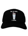 If It Fits - Cute Cat Design Adult Dark Baseball Cap Hat by TooLoud-Baseball Cap-TooLoud-Black-One Size-Davson Sales