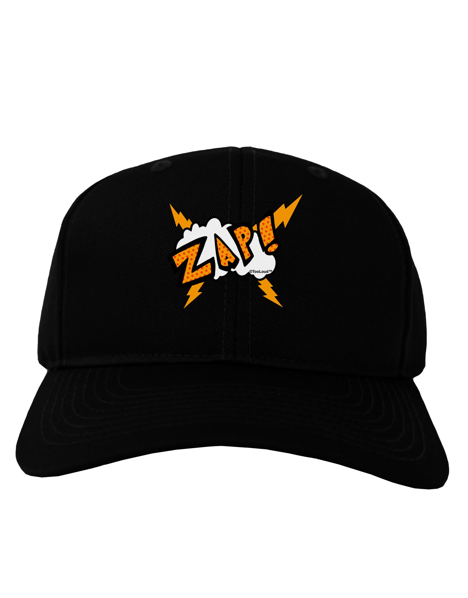 Onomatopoeia ZAP Adult Dark Baseball Cap Hat-Baseball Cap-TooLoud-Black-One Size-Davson Sales
