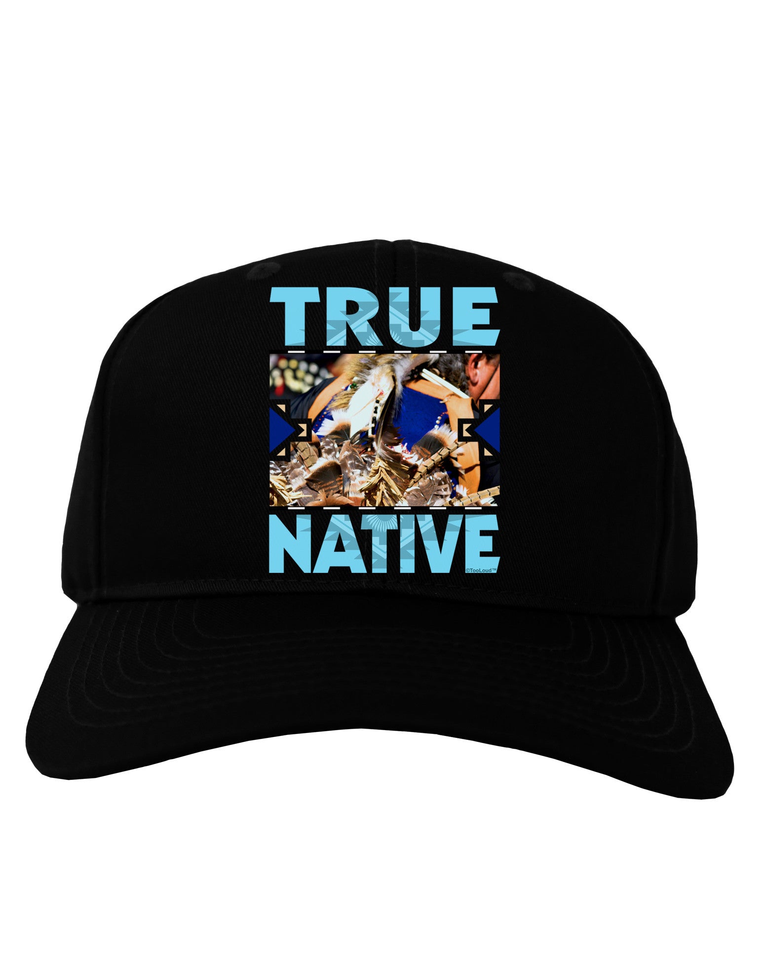 True Native American Adult Dark Baseball Cap Hat-Baseball Cap-TooLoud-Black-One Size-Davson Sales