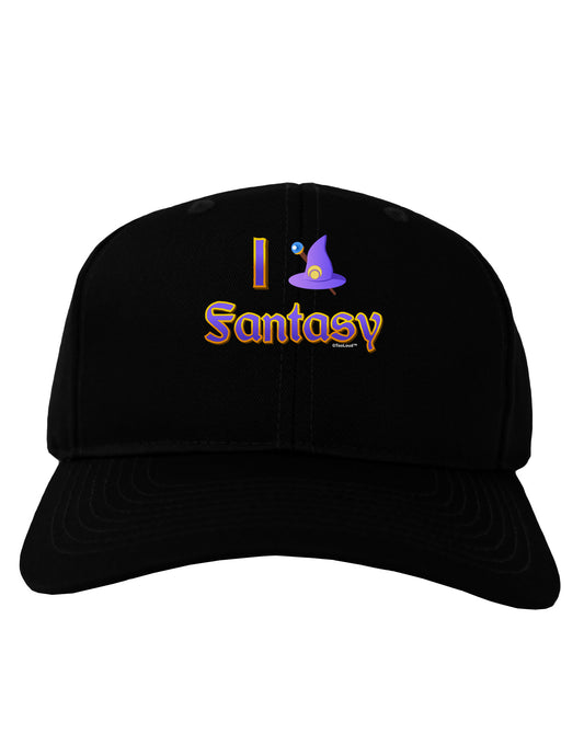 I Love Fantasy Adult Dark Baseball Cap Hat-Baseball Cap-TooLoud-Black-One Size-Davson Sales
