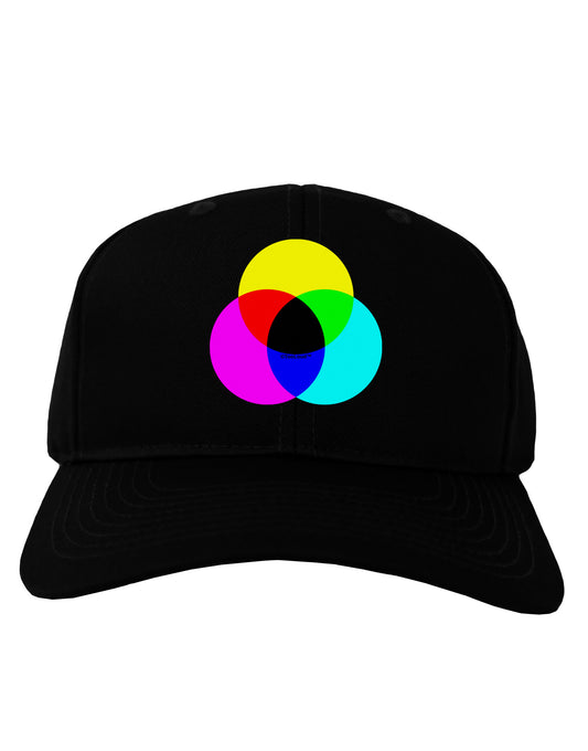 CMYK Color Model Adult Dark Baseball Cap Hat by TooLoud-Baseball Cap-TooLoud-Black-One Size-Davson Sales