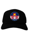 Grunge Colorodo Ram Flag Adult Baseball Cap Hat-Baseball Cap-TooLoud-Black-One-Size-Fits-Most-Davson Sales