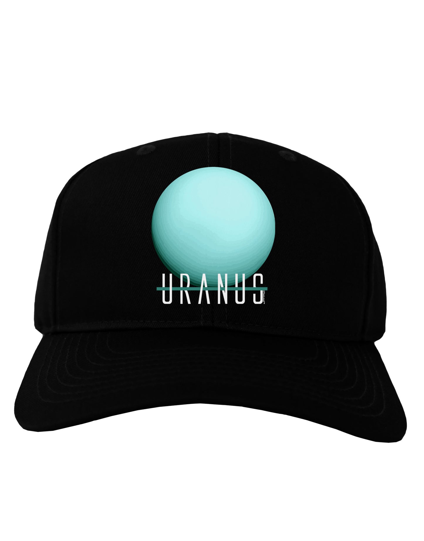 Planet Uranus Text Adult Dark Baseball Cap Hat-Baseball Cap-TooLoud-Black-One Size-Davson Sales