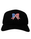 Patriotic Bow Adult Dark Baseball Cap Hat-Baseball Cap-TooLoud-Black-One Size-Davson Sales