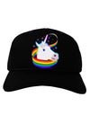 Magical Horn Rainbow Unicorn Adult Dark Baseball Cap Hat-Baseball Cap-TooLoud-Black-One Size-Davson Sales