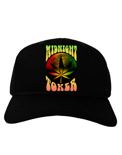 Midnight Toker Marijuana Adult Dark Baseball Cap Hat-Baseball Cap-TooLoud-Black-One Size-Davson Sales