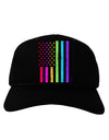 American Pride - Rainbow Flag Adult Dark Baseball Cap Hat-Baseball Cap-TooLoud-Black-One Size-Davson Sales