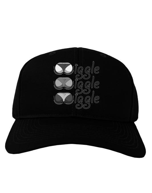 Wiggle Wiggle Wiggle - Twerk Adult Dark Baseball Cap Hat-Baseball Cap-TooLoud-Black-One Size-Davson Sales