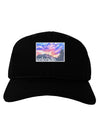 CO Rainbow Sunset Watercolor Text Adult Dark Baseball Cap Hat-Baseball Cap-TooLoud-Black-One Size-Davson Sales