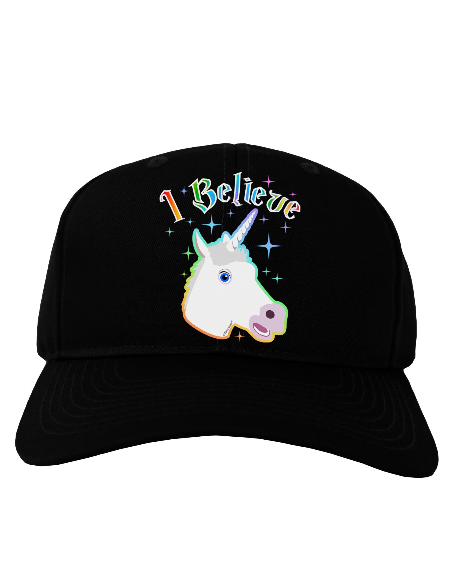I Believe in Unicorns Adult Dark Baseball Cap Hat-Baseball Cap-TooLoud-Black-One Size-Davson Sales