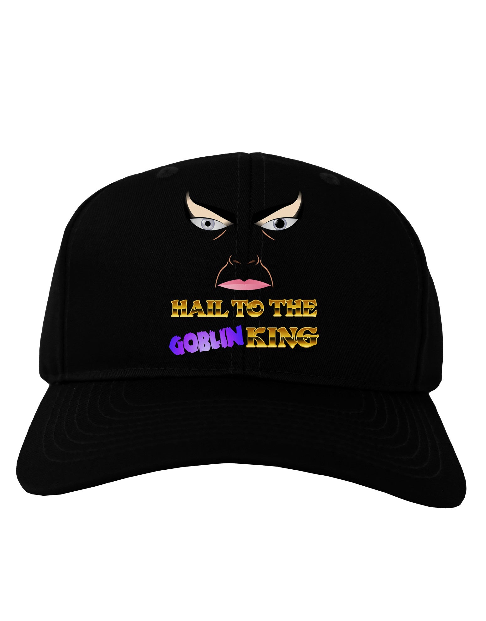 Hail to the Goblin King Adult Dark Baseball Cap Hat-Baseball Cap-TooLoud-Black-One Size-Davson Sales