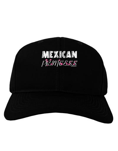 Mexican Princess - Cinco de Mayo Adult Dark Baseball Cap Hat by TooLoud-Baseball Cap-TooLoud-Black-One Size-Davson Sales