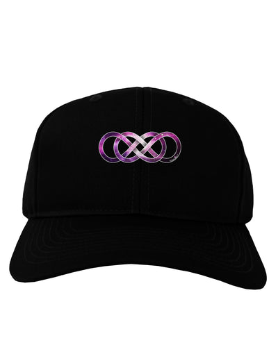 Double Infinity Galaxy Adult Dark Baseball Cap Hat-Baseball Cap-TooLoud-Black-One Size-Davson Sales