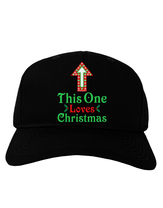 This One Loves Christmas Cute Adult Dark Baseball Cap Hat-Baseball Cap-TooLoud-Black-One Size-Davson Sales