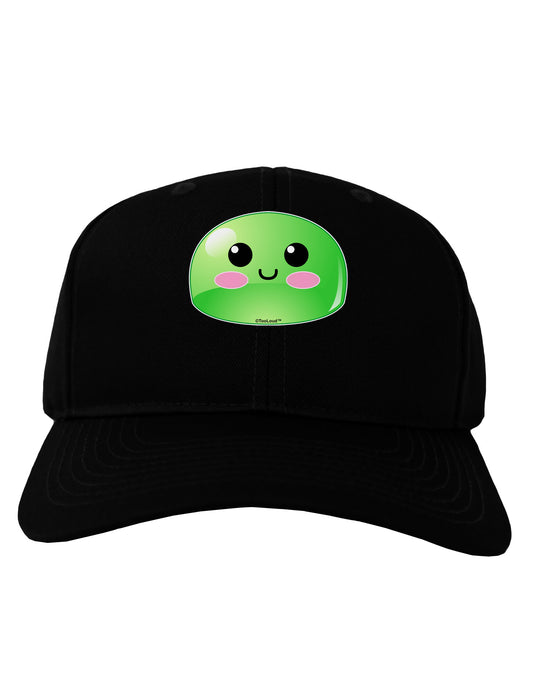 Cute RPG Slime - Green Adult Dark Baseball Cap Hat by TooLoud-Baseball Cap-TooLoud-Black-One Size-Davson Sales