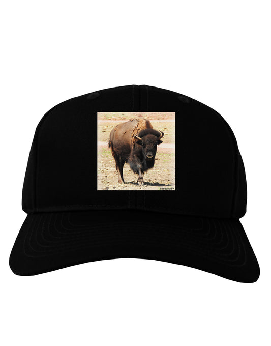 Strong Bison Adult Dark Baseball Cap Hat-Baseball Cap-TooLoud-Black-One Size-Davson Sales