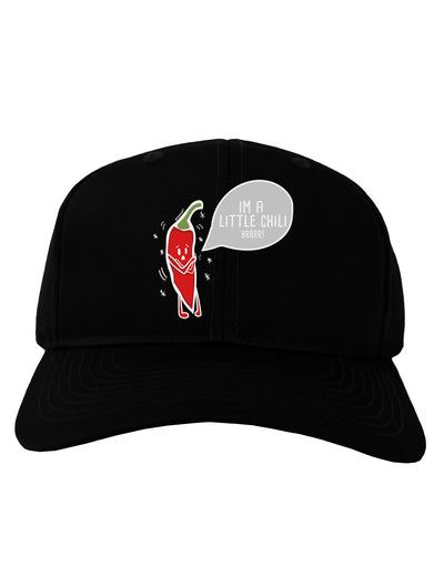 I'm a Little Chilli Adult Baseball Cap Hat-Baseball Cap-TooLoud-Black-One-Size-Fits-Most-Davson Sales