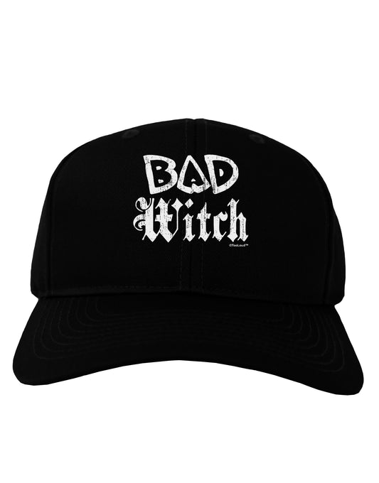 Bad Witch Distressed Adult Dark Baseball Cap Hat-Baseball Cap-TooLoud-Black-One Size-Davson Sales