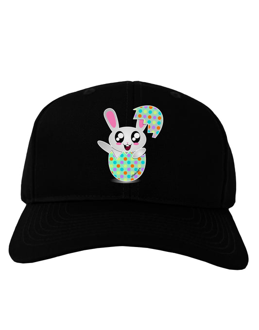 Bunny Hatching From Egg Adult Dark Baseball Cap Hat-Baseball Cap-TooLoud-Black-One Size-Davson Sales