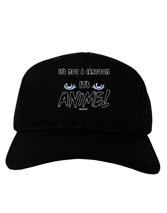 Not A Cartoon Eyes Blue Adult Dark Baseball Cap Hat-Baseball Cap-TooLoud-Black-One Size-Davson Sales