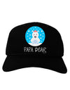 Matching Polar Bear Family - Papa Bear Adult Dark Baseball Cap Hat by TooLoud-Baseball Cap-TooLoud-Black-One Size-Davson Sales