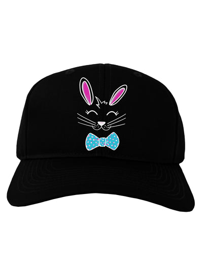 Happy Easter Bunny Face Adult Baseball Cap Hat-Baseball Cap-TooLoud-Black-One-Size-Fits-Most-Davson Sales