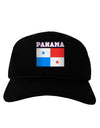 Panama Flag Dark Adult Dark Baseball Cap Hat-Baseball Cap-TooLoud-Black-One Size-Davson Sales