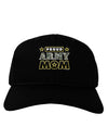 Proud Army Mom Adult Dark Baseball Cap Hat-Baseball Cap-TooLoud-Black-One Size-Davson Sales