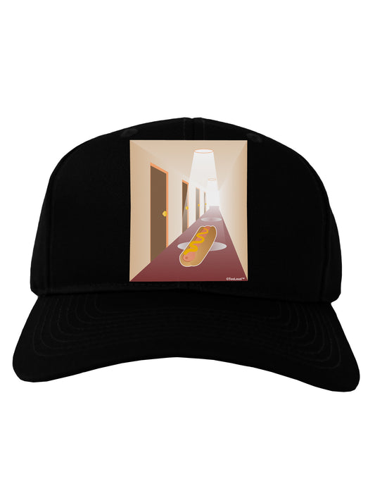 Hotdog in a Hallway Adult Dark Baseball Cap Hat-Baseball Cap-TooLoud-Black-One Size-Davson Sales