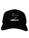 Ostrich Watercolor Adult Dark Baseball Cap Hat-Baseball Cap-TooLoud-Black-One Size-Davson Sales