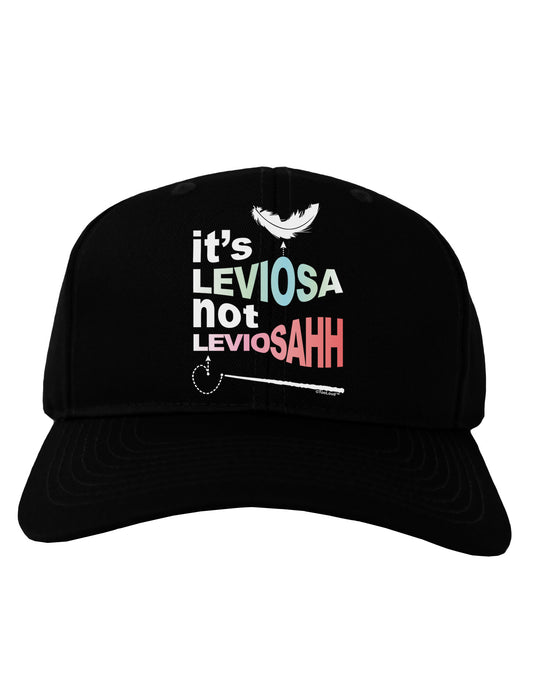 It's LeviOsa not LeviosAHH Adult Dark Baseball Cap Hat-Baseball Cap-TooLoud-Black-One Size-Davson Sales