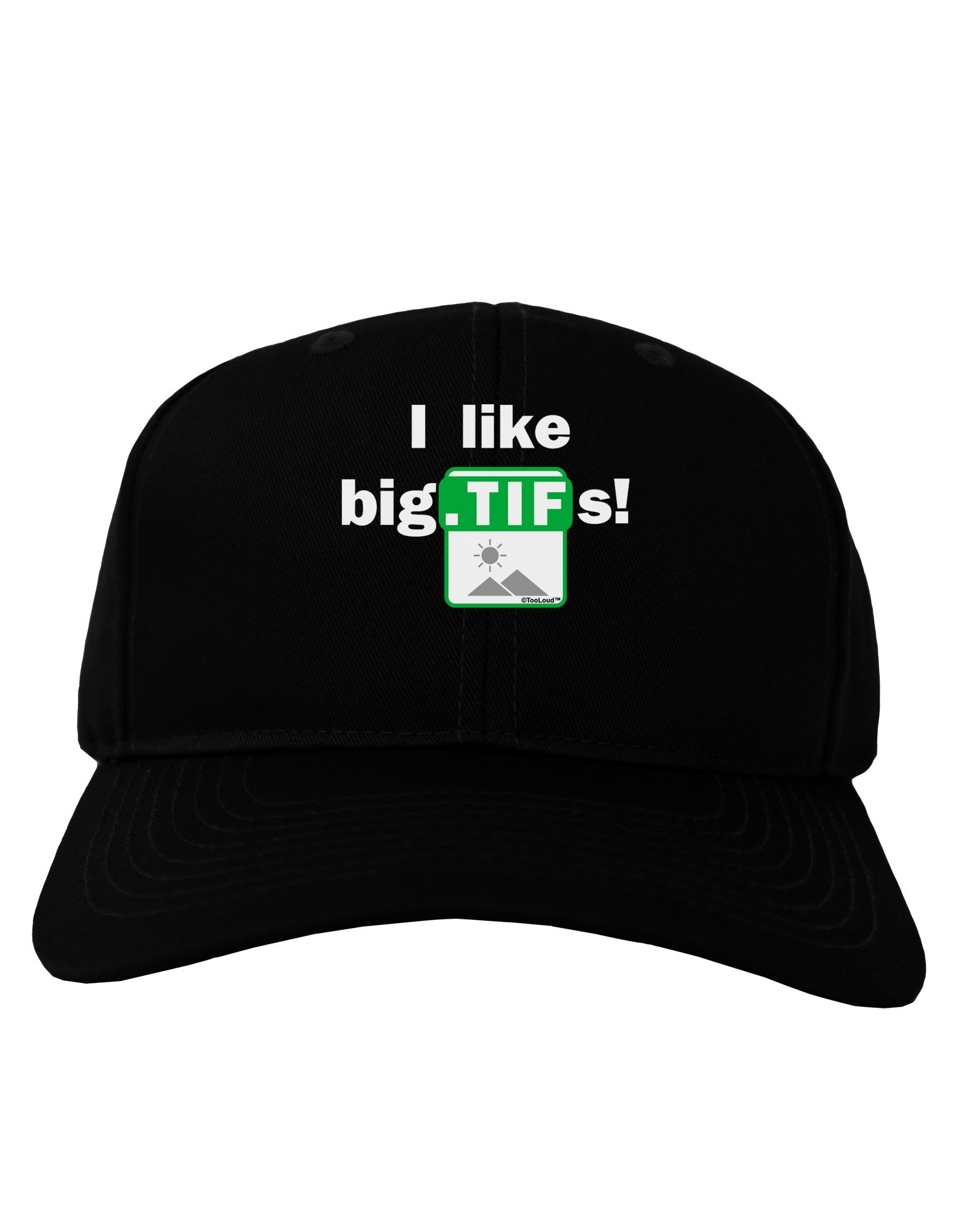 I Like Big Tifs Adult Dark Baseball Cap Hat-Baseball Cap-TooLoud-Black-One Size-Davson Sales