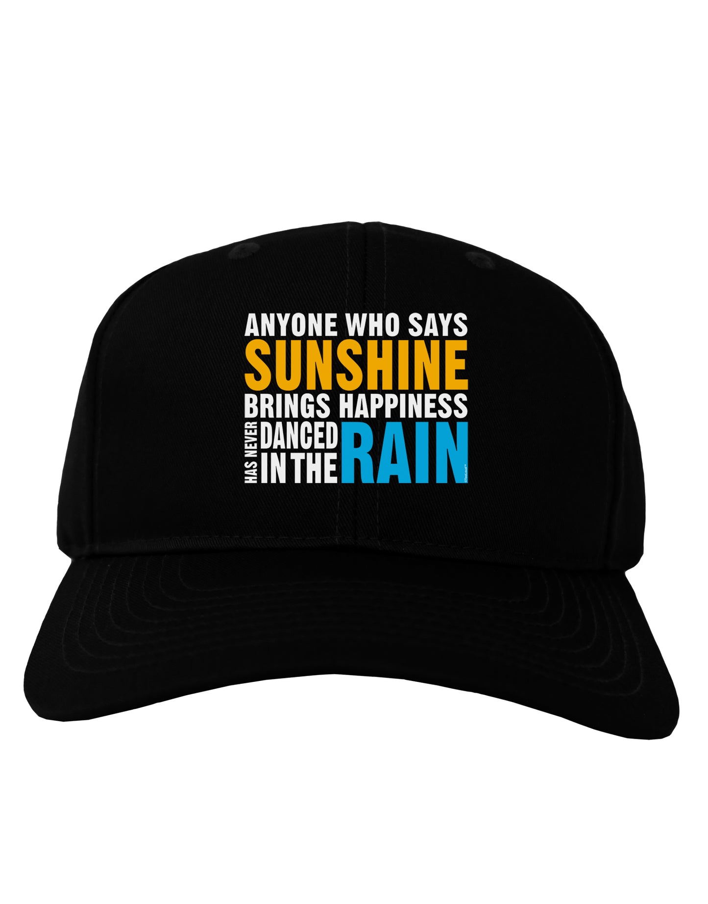 Anyone Who Says Sunshine Inspirational Quote Adult Dark Baseball Cap Hat-Baseball Cap-TooLoud-Black-One Size-Davson Sales