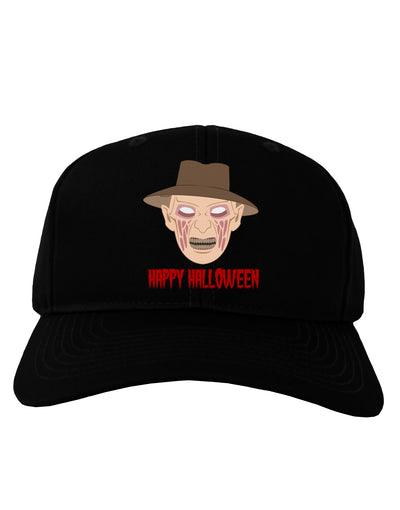 Scary Face With a Hat - Happy Halloween Adult Dark Baseball Cap Hat-Baseball Cap-TooLoud-Black-One Size-Davson Sales