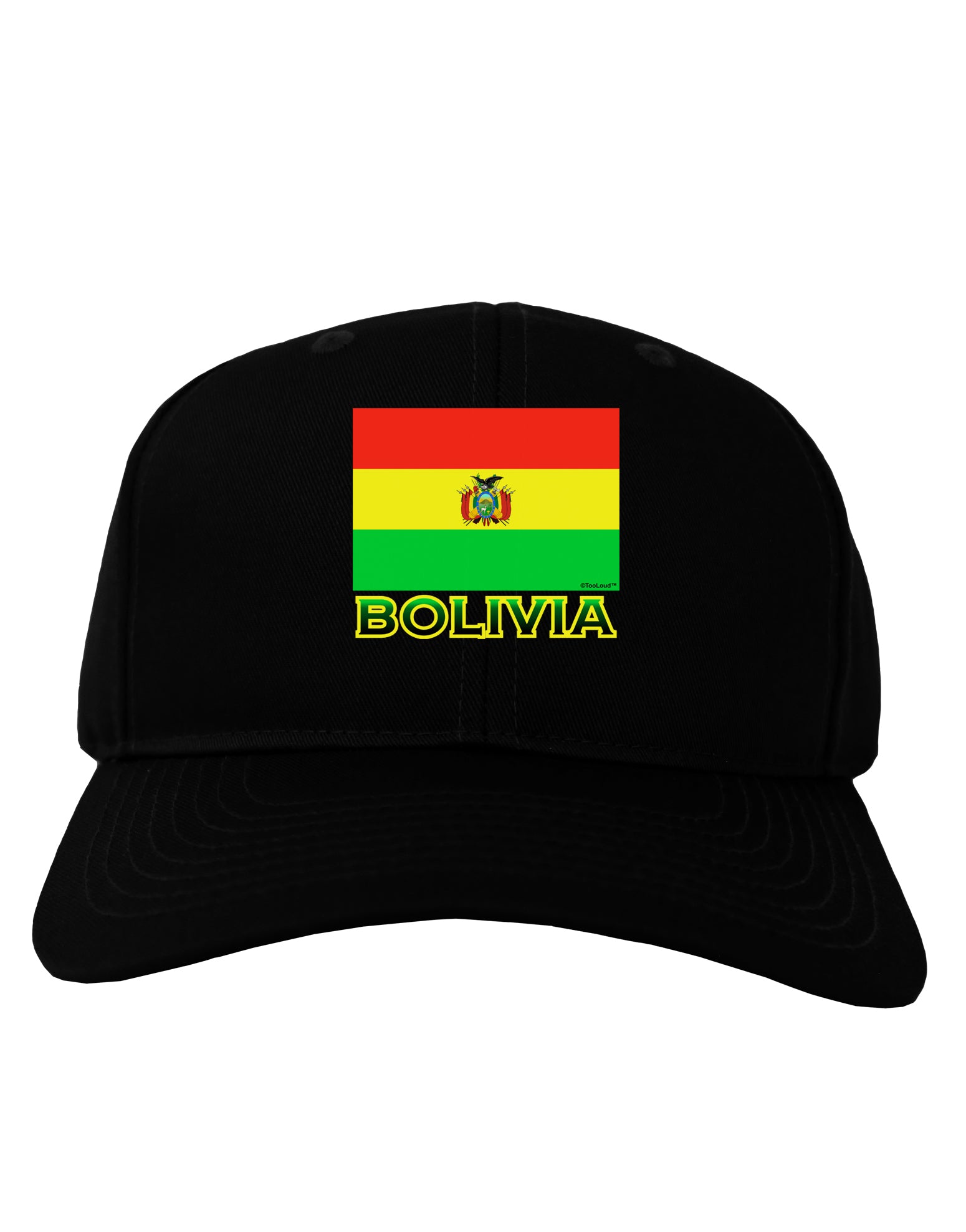 Bolivia Flag Adult Dark Baseball Cap Hat-Baseball Cap-TooLoud-Black-One Size-Davson Sales